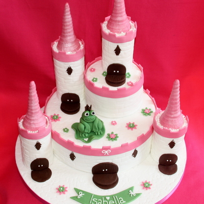 Frog Prince Castle Cake