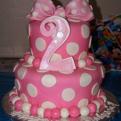 Minnie Mouse Themed Cake