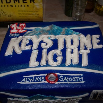 Keystone Light Beer Cake