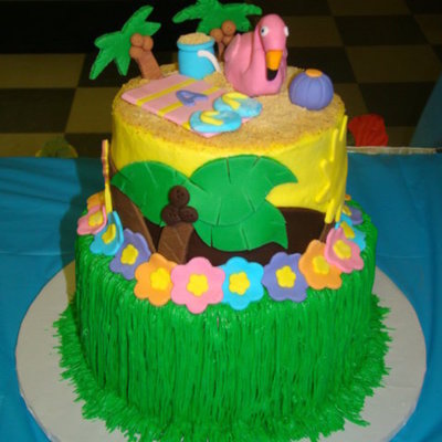Luau Cake