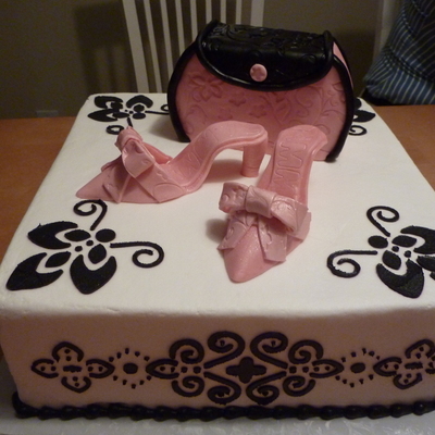 Pink Shoes And Purse