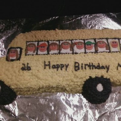 School Bus Cake