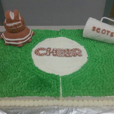 Cheerleading Cake
