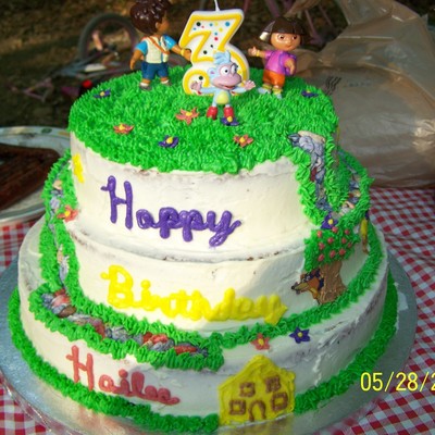 Dora The Explorer Birthday Cake