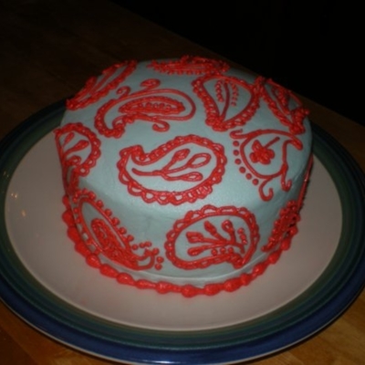 Simple Paisley Cake