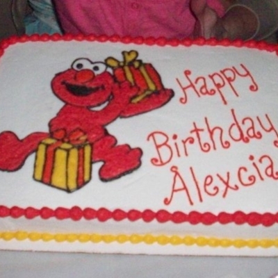 Elmo Birthday Cake