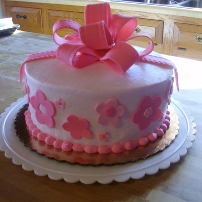 Pink Flowers And Bows