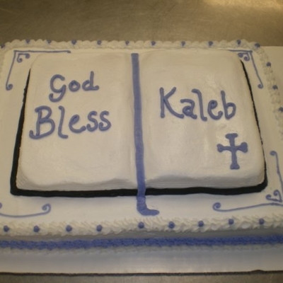 First Communion With Bible