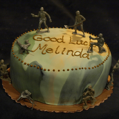 Army Camouflage Cake