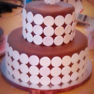 Modern Polka Dot Cake