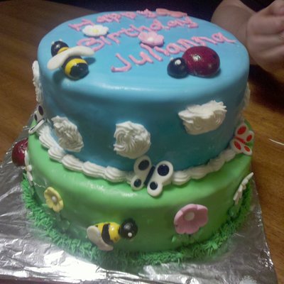 Girls Bug Cake
