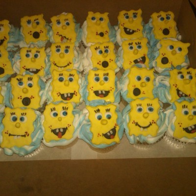 Sponge Bob Cupcakes
