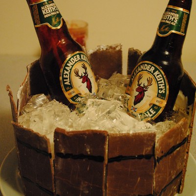 Beer Bucket Cake