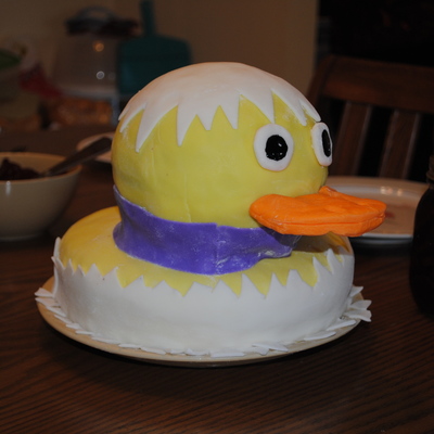 Easter Chick Cake