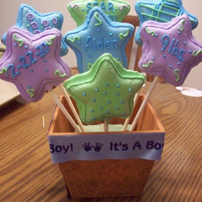 Baby Boy Cookie Bouquet