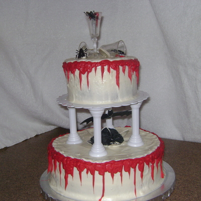 Halloween Wedding Cake