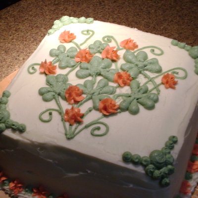 Clover And Flower Cake