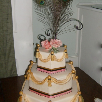 Peacock Wedding Cake