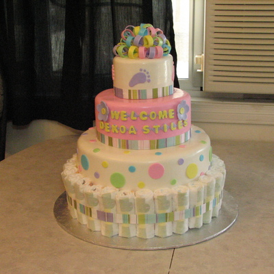 Diaper Baby Cake