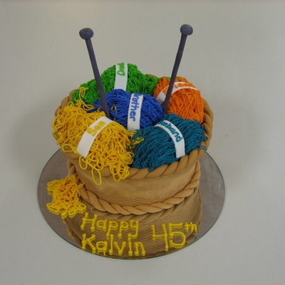 Knitting Cake