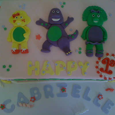 Barney Cake