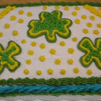 St. Patrick's Day Cake
