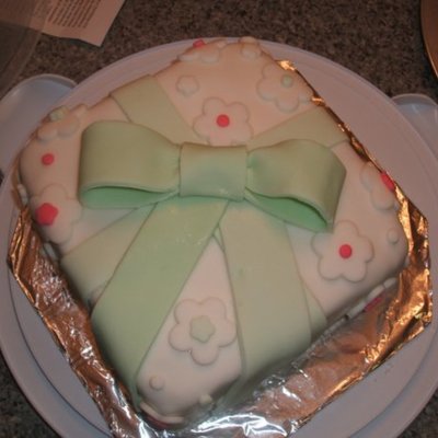 Wilton Course 3 First Cake!