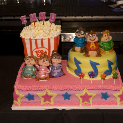 Alvin And The Chipmunks Squeakquel Birthday Cake