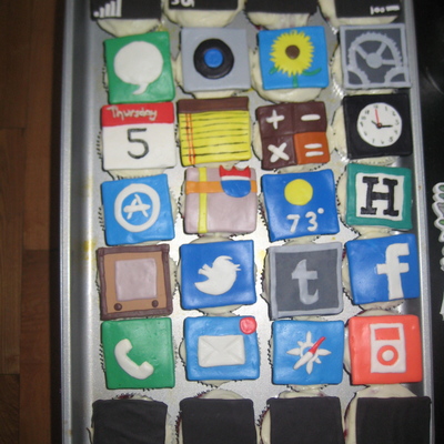 Iphone Cupcakes