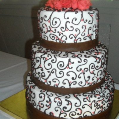 Three Tier With Scroll Work