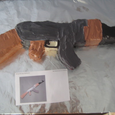 Ak47 Birthday Cake