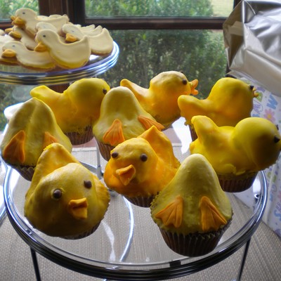 Baby Duck Cupcakes