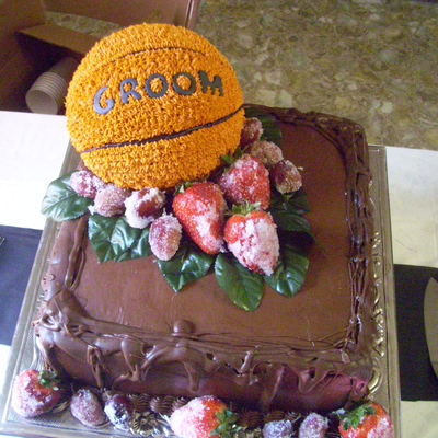 Groom Basketball Cake
