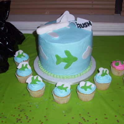 Air Plane Birthday Cake