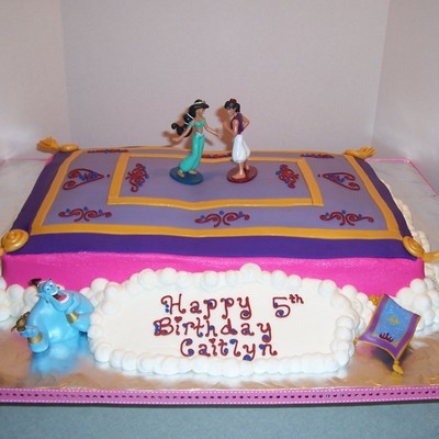 Aladdin Magic Carpet Cake