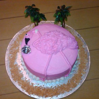 Flamingo Cake