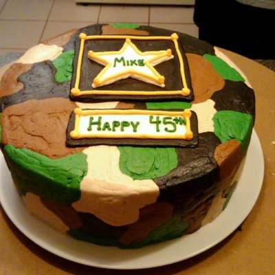 Camouflage Cake