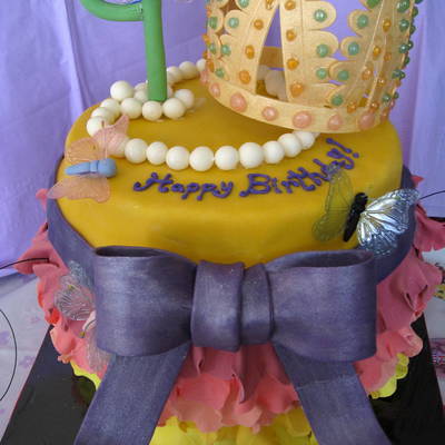 Fancy Nancy Cake