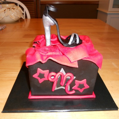 Black And Silver Shoe