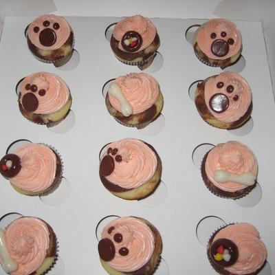 Dog Theme Cupcakes