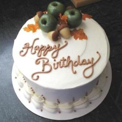 Harvest Birthday Cake