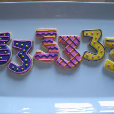 Third Birthday Cookies