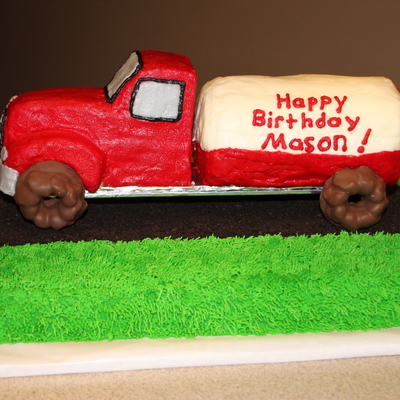 Lp Gas Truck Birthday Cake