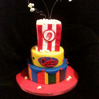 Popcorn/circus Cake