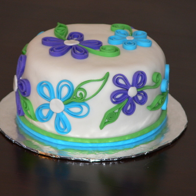 Quilled Birthday Cake