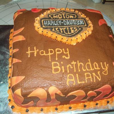 Harley Davidson Cake