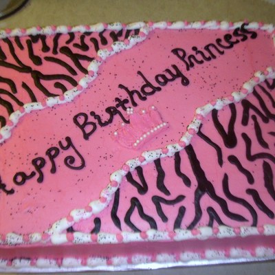 Zebra Print Birthday