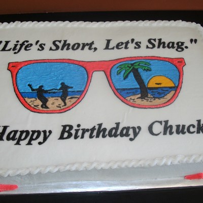 Shag Birthday Cake