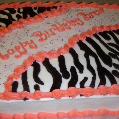 Zebra Print Bithday