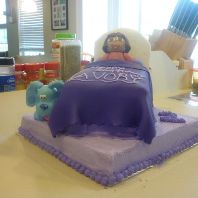 Dora And Blue's Sleepover